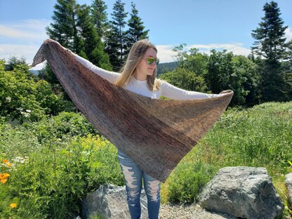 Triforce Fade Shawl