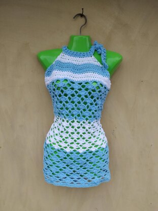 Crochet Halter Neck Summer top