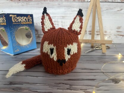 Fox Chocolate Orange Cover Knitting Pattern