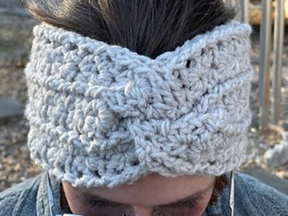 Rib Twist Ponytail Ear Warmers