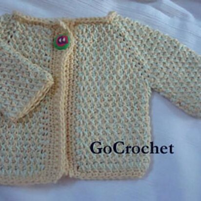 Zoom Tunisian Cardigan (Baby & child)