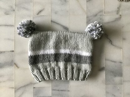 Baby Pompom Hat