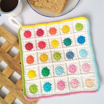 Scrappy Dots Potholder