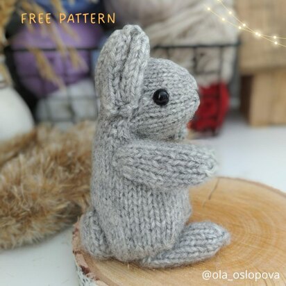 Free bunny rabbit knitting pattern - knitting pattern