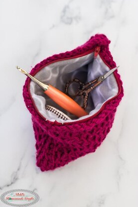 Tunisian Smock Pouch