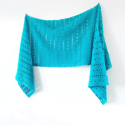 Hot Spring Sideways Shawl