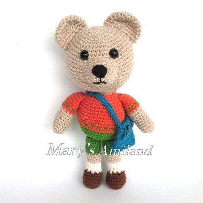 Amigurumi School Boy Bear The Ami