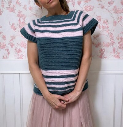 Teal Blush Top
