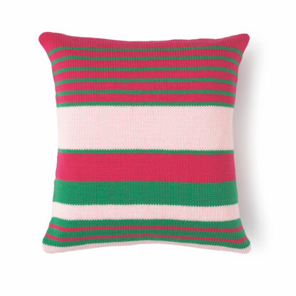 "Rand Cushion Cover" - Cushion Knitting Pattern For Beginners in MillaMia Naturally Soft Merino