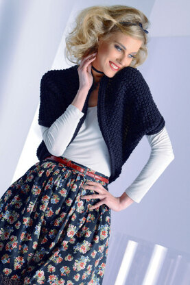 Shrug in Schachenmayr Silk Wool - 1762 - Downloadable PDF