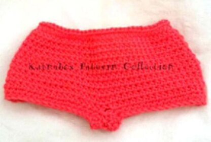 How To Crochet Doll Panties 