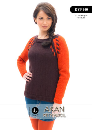 Jumper in DY Choice Aran With Wool - DYP140