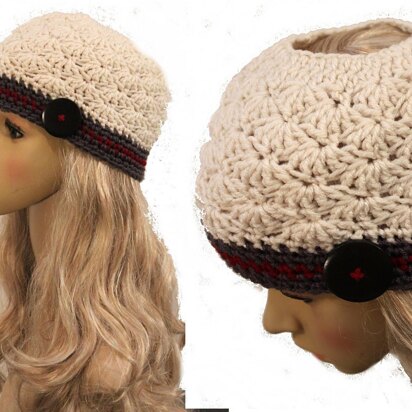 Mountain Lodge Messy Bun Hat