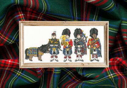 Bothy Threads Flower Of Scotland Cross Stitch Kit - 28 x 13cm