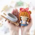 5-in-1 vegetable patch crochet pattern amigurumi by AradiyaToys mini kingdom mushroom gnome crochet tutorial DIY PDF file bunny garden girl by AradiyaToys (Olka Novytska)