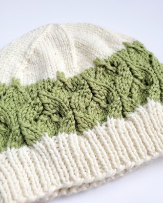 Leafy Lines Beanie