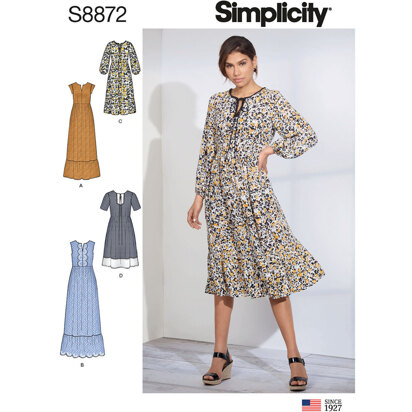 Simplicity Sewing Pattern S8982 Misses' Knit Two Piece Sweater