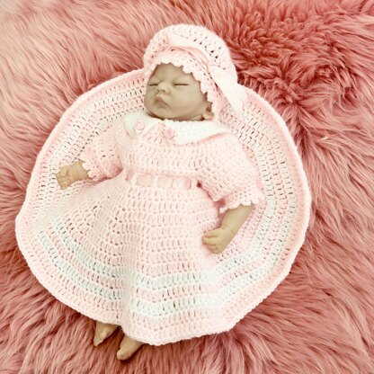 523 - Doll Dress Crochet Pattern - 523