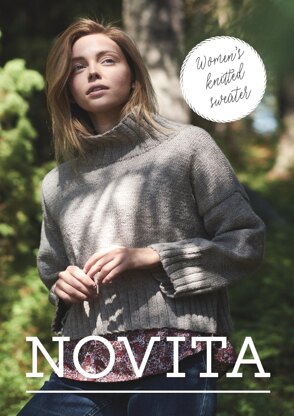 Women's Knitted Sweater in Novita Nordic Wool - 4 - Downloadable PDF