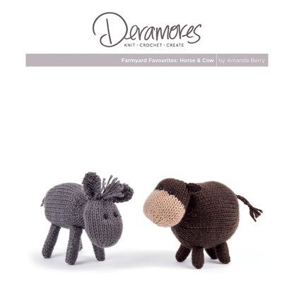 Deramores Farmland Favourites Horse and Cow in Deramores Studio DK - Downloadable PDF