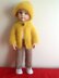 Mohair Jacket, Hat and trousers for 18" Doll