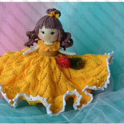 Amigurumi Knit Beauty Princess Doll