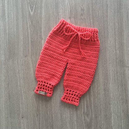 Coral Baby Pants