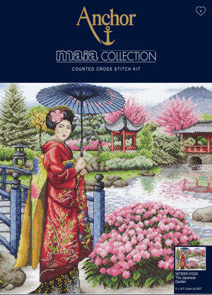 Anchor The Japanese Garden Cross Stitch Kit - 30cm x 40cm