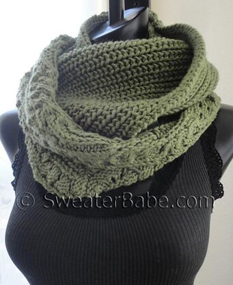 #164 Night and Day Eternity Scarf.