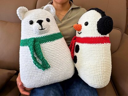 Polar Bear Pillow Amigurumi