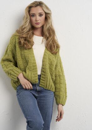 Reef Cardigan in Rowan Brushed Fleece - RTP004-0003-ENPFRP - Downloadable PDF