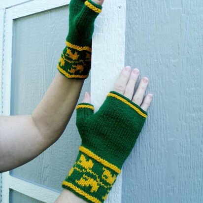 Leaf Cuff Mitts