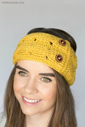 Saffron Cable Headband