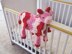 3in1 Strawberry Cow Baby Blanket Cow AmiBlanket