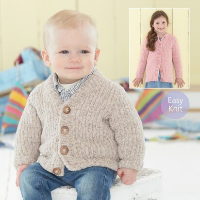 Cardigans in Sirdar Snuggly Tutti Frutti - 4692  