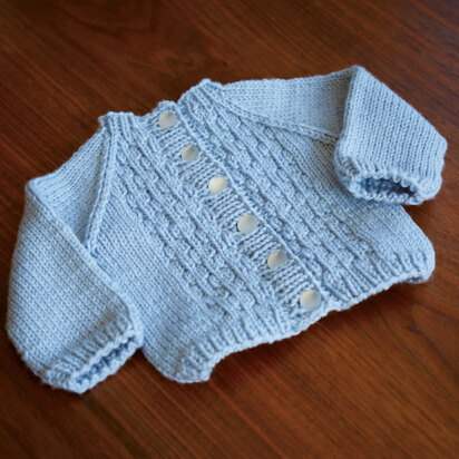 Valley Yarns 822 Soap Bubbles Baby Cardigan