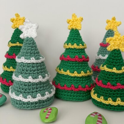 Crochet Christmas Trees