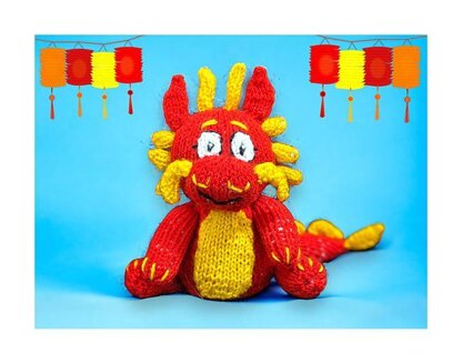 Chinese New Year Dragon choc orange cover / toy