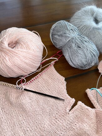 Babies Knitted Silk Dress #5