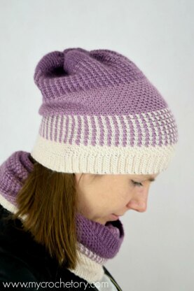 Ombre Moss Stitch Beanie