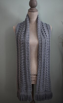 Blissful Cabled Scarf