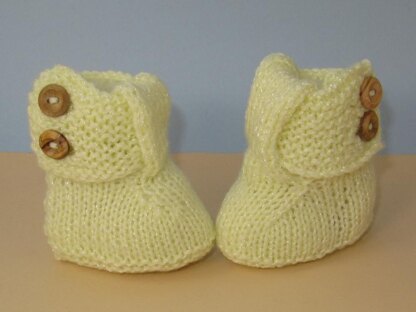 Easy Baby Big T Bar 2 Button Booties