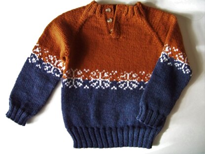 "Flurry" pullover for child