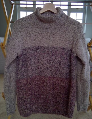 Emelia Tunic in West Yorkshire Spinners The Croft Shetland Tweed