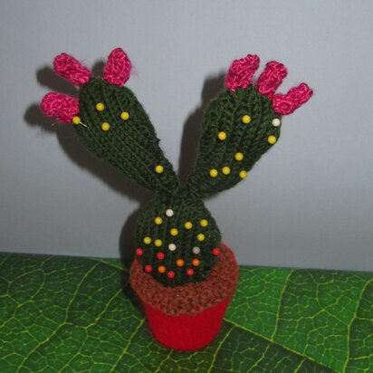 Prickly Pear Cactus Pin Cushion