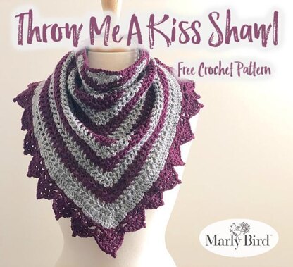 Throw Me A Kiss Shawl