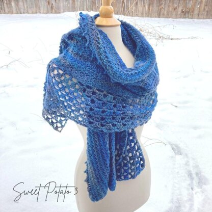 Deep Waters Prayer Shawl