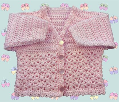 Patterned Panel Cardigan for Baby