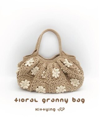 Floral Granny Square Handbag