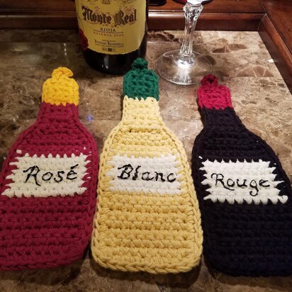 Wine Bottle Potholder